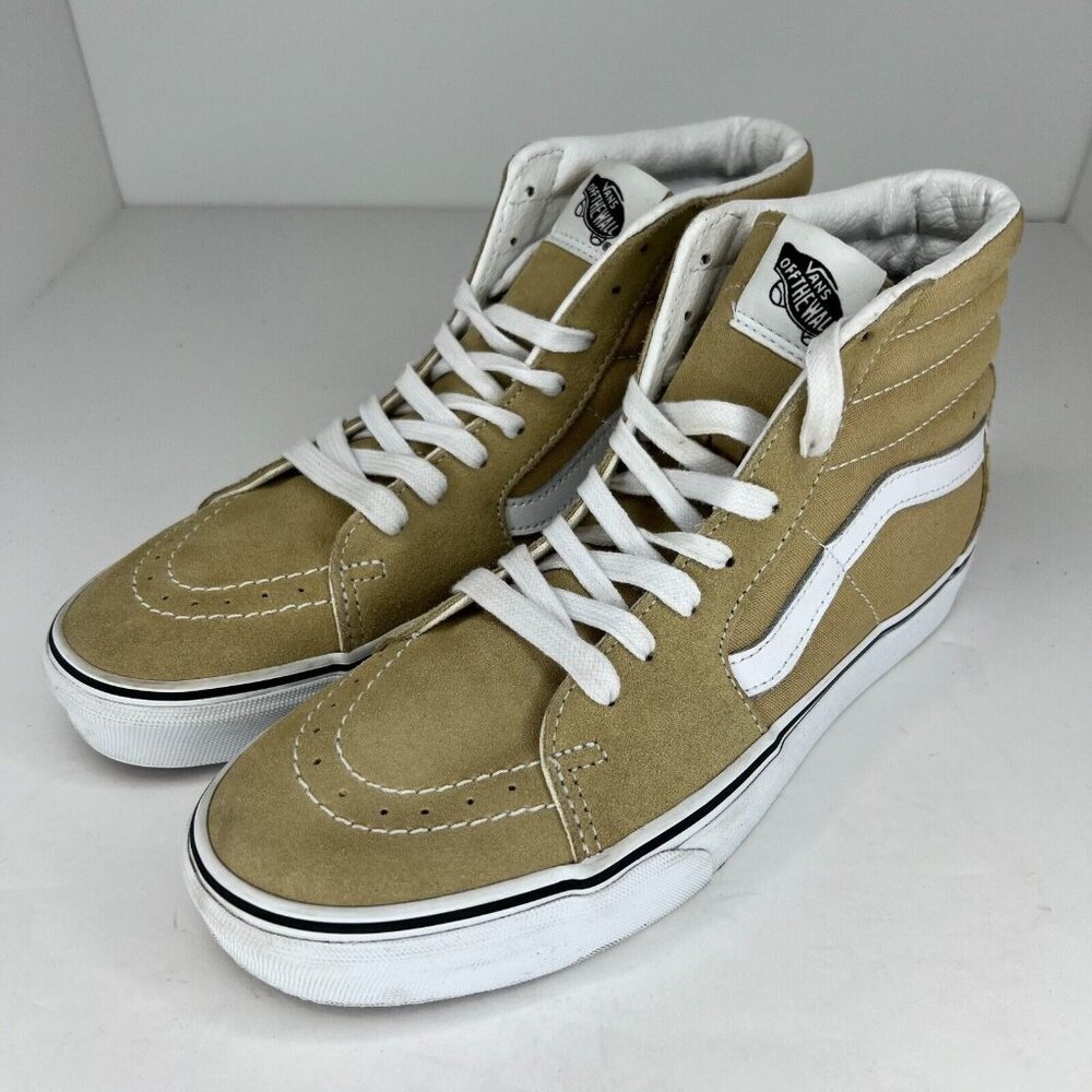 Vans Unisex 721356 Taos Taupe Sk8 Hi Classic Suede Canvas Size 8M 9.5W Sneakers